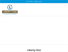 Tablet Screenshot of liberty-one.biz